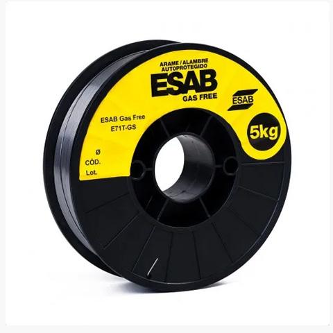 Arame Esab Gas Free TUBULAR 1kg / 5kg ASME/AWS E71T-Gs